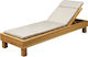 Beauty Home Sun Lounger Cushion Restia Ε6006 Beige 198x58cm.