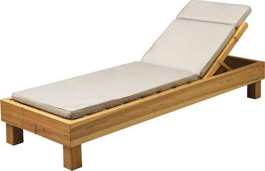 Beauty Home Μαξιλάρι Ξαπλώστρας με Πλάτη Restia Ε6006 Μπεζ 198x58εκ.