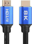 iBox HD08 HDMI 2.1 Kabel HDMI-Stecker - HDMI-Stecker 2m Schwarz
