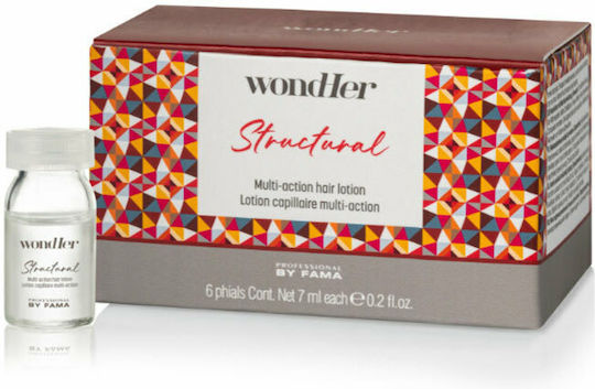 Professional by Fama Wondher Structural Αμπούλες Μαλλιών Αναδόμησης 6x7ml