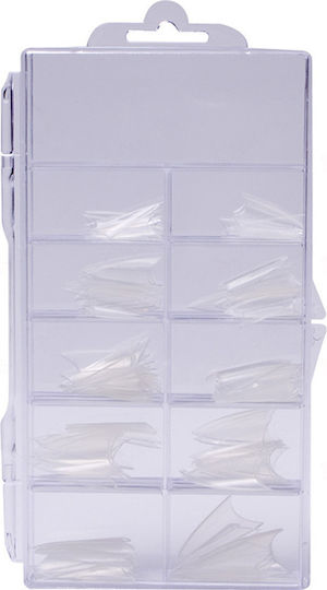 Magnetic Nail Design Stiletto False Nail Tips Transparent 100 Pieces 150024