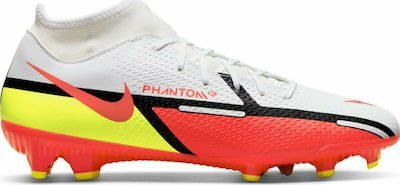Nike Phantom GT2 Academy Dynamic Fit FG/MG Ψηλά Ποδοσφαιρικά Παπούτσια με Τάπες Πολύχρωμα