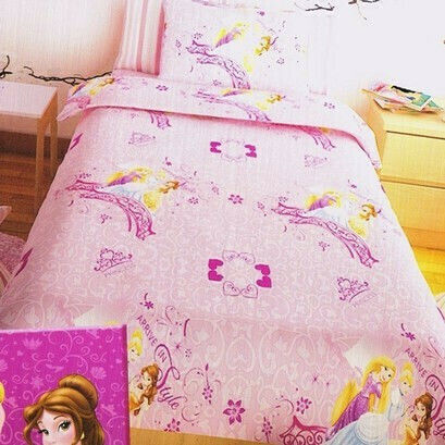 VS Home Σετ Σεντόνια Μονά Βαμβακερά Princess Ροζ 155x260cm 3τμχ