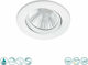 Trio Lighting Pamir Rotund Metalic Spot Încorporat cu LED Integrat și Lumină Alb Cald Alb 1buc