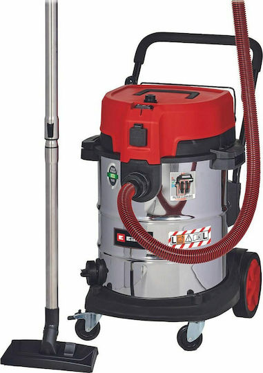 Einhell Tevc 2350 Sacl Σκούπα Υγρών / Στερεών 1600W με Ανοξείδωτο Κάδο 50lt