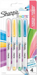 Sharpie S-Νote Permanent Markers Multicolour 4pcs