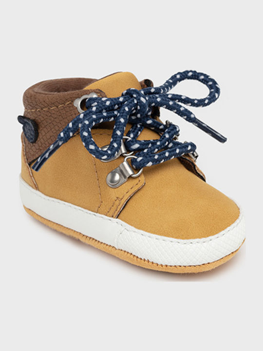 Mayoral Baby Booties Beige