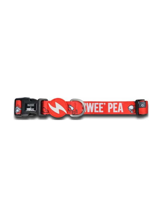 Dashi Sweepea Dog Collar In Red Colour 28-42cm Small