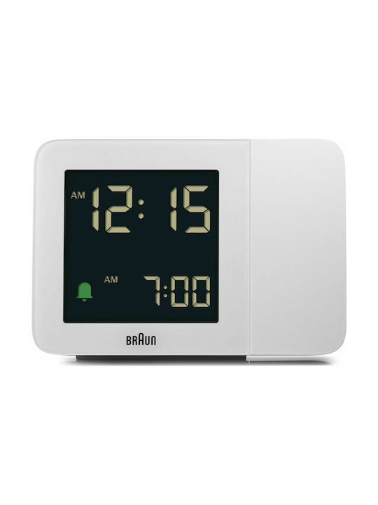 Braun BC015W-DCF Tabletop Digital Clock with Alarm 67161