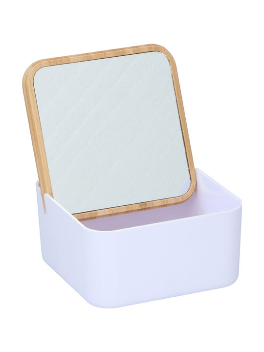 Alpina Appliances Jewellery Box Travel White 13x13x7cm