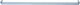 Evivak Lighting Batten with 2 Slots for LED Lamps T8 150cm