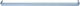 Evivak Lighting Batten with 2 Slots for LED Lamps T8 120cm