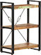 Recycled Wood Bookcase 60x30x80cm