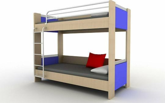 Lan Kinderbett Koje Einzeln Blau für Matratze 90x190cm