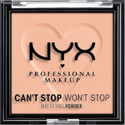 Nyx Professional Makeup Can't Stop Won't Stop Matte Powder 04 Medium 6gr