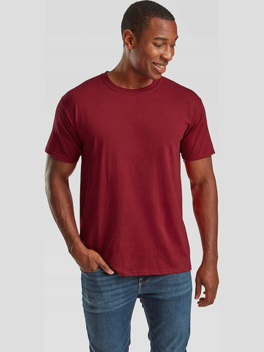 Fruit of the Loom Greece T-shirt Deep Red
