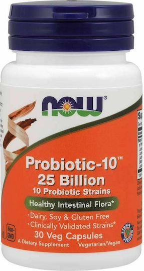 Now Foods Probiotic-10 25 Billion Probiotice 30 capsule veget