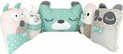 Baby Star Tiny Friends Πάντα Εσωτερική Πράσινη 40x185cm