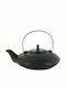 Ceainic cu Filtru Ceramică Negru 600ml