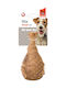 Pawise Woodplay Drumstick Dog Toy Beige