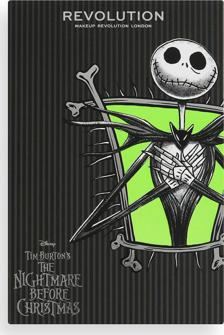 Revolution Beauty The Nightmare Before Christmas Παλέτα με Σκιές Ματιών σε Στερεή Μορφή Jack
