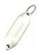 Lalizas Keychain Metallic White