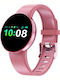 Jmsmart PJS0004P Smartwatch με Παλμογράφο (Ροζ)