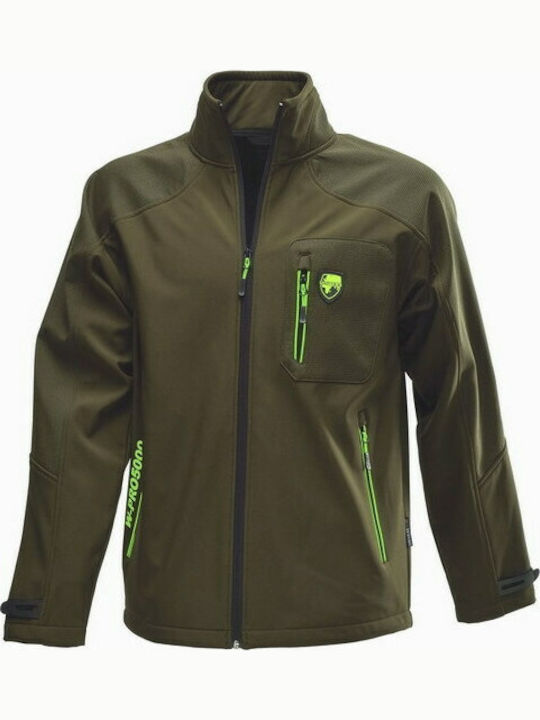 Univers Tex Αδιάβροχο Κυνηγετικό Μπουφάν Softshell Χακί