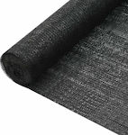 vidaXL Shade Net on Roll Black 1.5x50m 75gr/m²
