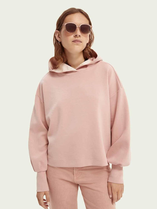 Scotch & Soda Women's Hooded Sweatshirt Pink 162470-0494