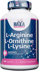 Haya Labs L-Arginine L-Ornithine L-Lysine 100 Капсули Haya Labs L-Arginine L-Ornithine L-Lysine 100 Капсули