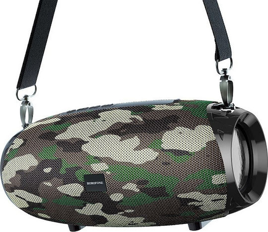 Borofone BR12 Amplio Bluetooth Speaker 10W with Radio and Battery Life up to 2.5 hours Camouflage Green