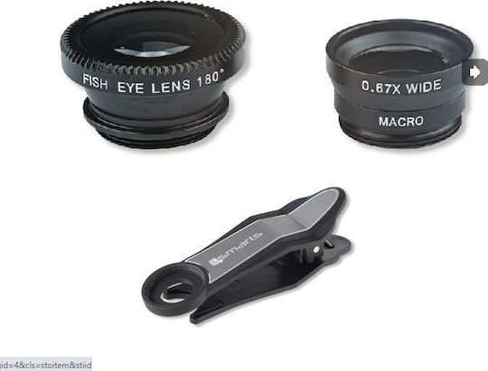 4Smarts Photo Lens Set 2in1 Set de Lentile Camera Telefon Ochi de pește / Macro 1buc