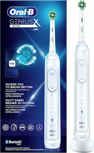 Oral-B Genius X Periuță de dinți electrică cu cronometru și senzor de presiune