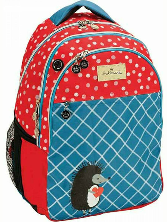 Hallmark Porcupine Schulranzen Rucksack Grundschule, Grundschule in Rot Farbe 40Es