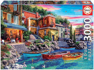 Sunset In Como Puzzle 2D 3000 Pieces