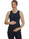 adidas Aeroready Designed 2 Move Αθλητική Μπλούζα Εγκυμοσύνης Navy Μπλε