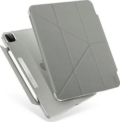 Uniq Camden Flip Cover Piele artificială / Plastic Fossil Gray (iPad Pro 2021 11") UNIQ-NPDP11(2021)-CAMGRY