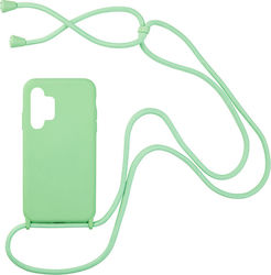 Sonique Carryhang Coperta din spate Silicon 0.5mm cu Brățară Verde deschis (Galaxy A32 4G -> Galaxy A32 4G)