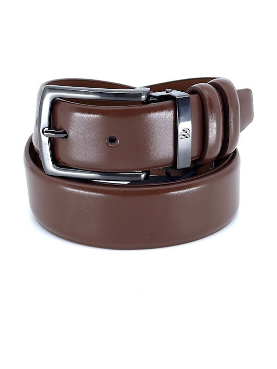 Legend Accessories Ανδρική Ζώνη Δερμάτινη Καφέ
