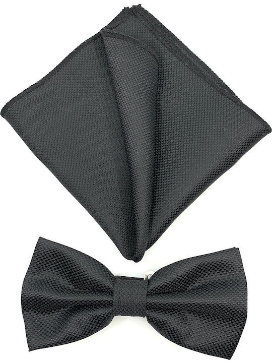 Legend Accessories Bow Tie Set with Pochette Bl...