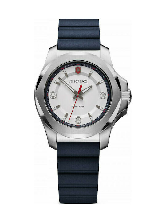 Victorinox I.N.O.X. V Watch with Navy Blue Rubber Strap