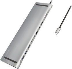 LogiLink USB-C Dockingstation mit HDMI 4K PD Ethernet (UA0373)
