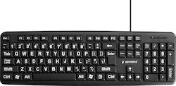 Gembird KB-US-103 Nur Tastatur Englisch US