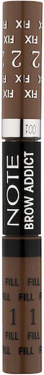 Note Brow Addict Gel Pentru Sprâncene 2