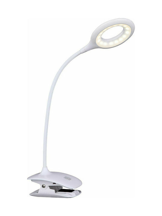 Globo Lighting Pia Flexible Office LED Lighting White 58377KW