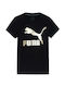 Puma Παιδικό T-shirt Μαύρο