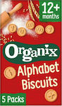 Organix Kekse Alphabet Biscuits 25gr für 12+ Monate 5Stück