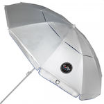 Campo Tropic 200 Umbrelă de Plajă Aluminiu cu Diametru de 1.9m cu Protecție UV și Ventilație Albastru