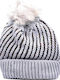 Verde 12-250 Knitted Beanie Cap Gray